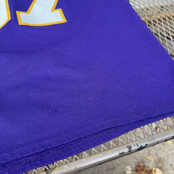 Minnesota Vikings Rudd NFL Football Jersey Purple Logo Athletic Size L - Picture 3 of 10